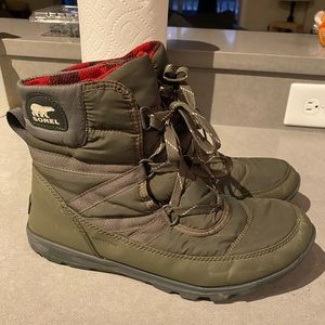 Sorel waterproof winter boots.